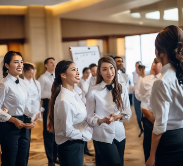 提升服务质量的关键工具——酒店服务礼仪培训图片